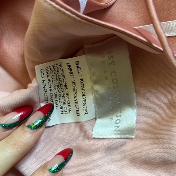 Charmeuse Cowl Neck Dress - Picture 8 of 8